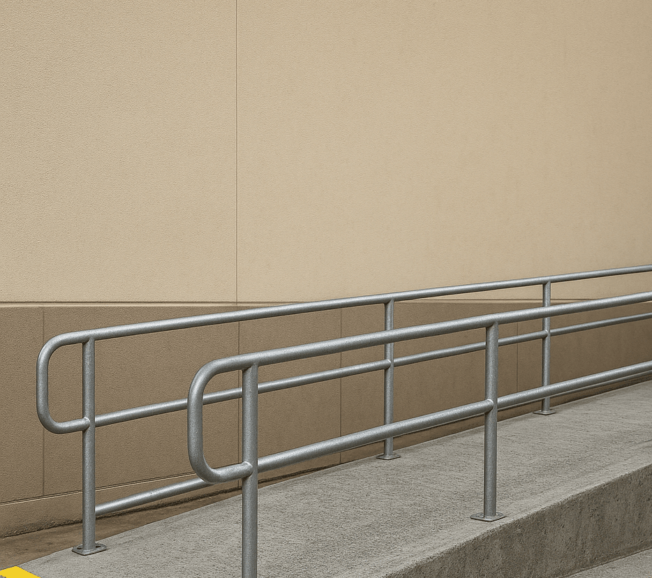 Wheelchair ramp accessibility work